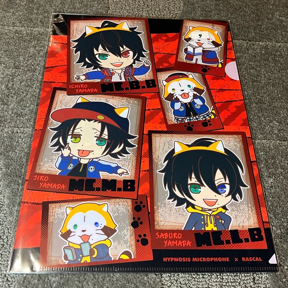 Hypnosis Mic x Rascal Clear File Folder Plastic Anime Japan Exclusive Official